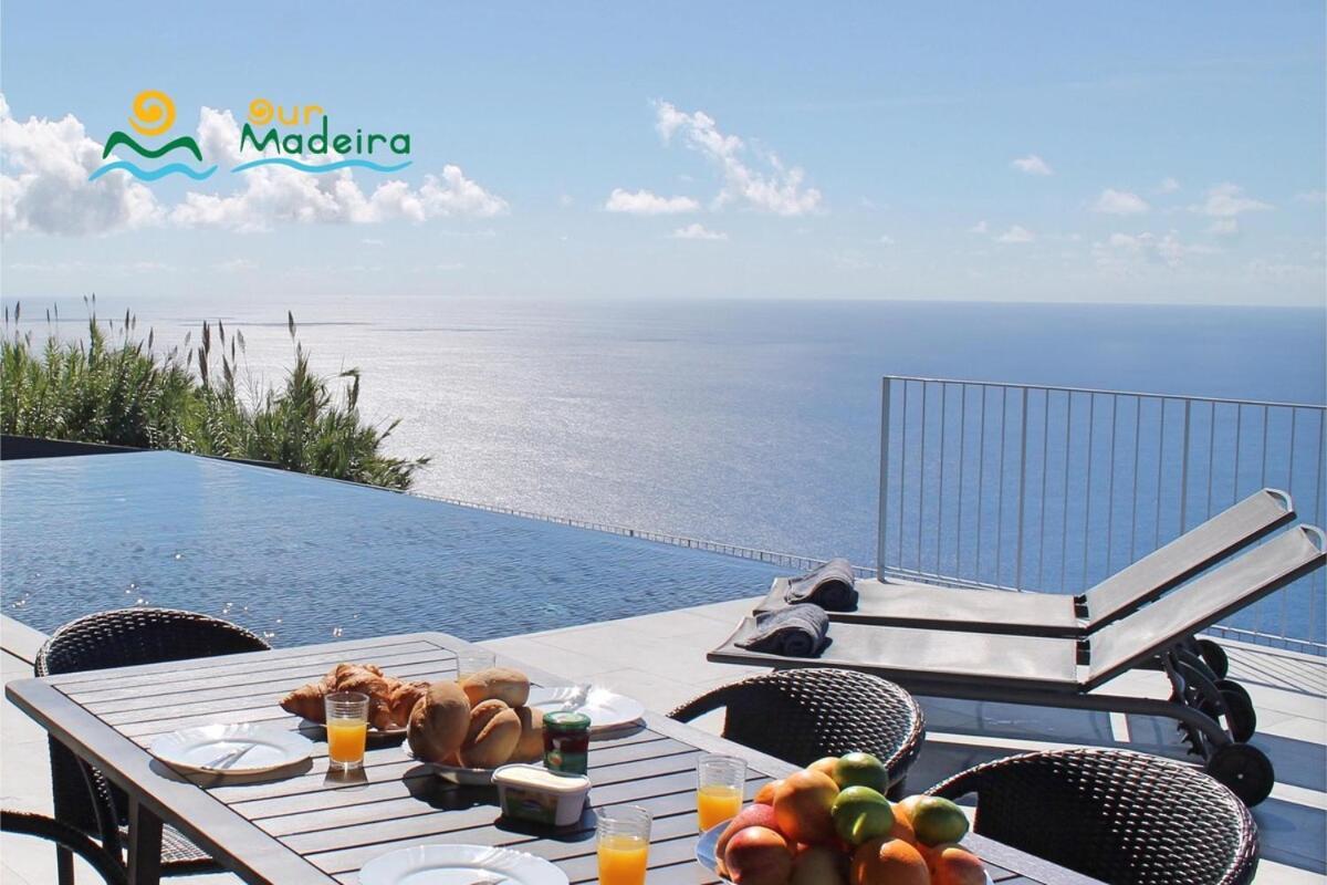 Ourmadeira - Cliffscape, Panoramic Seaviews Villa Estreito Da Calheta Ngoại thất bức ảnh