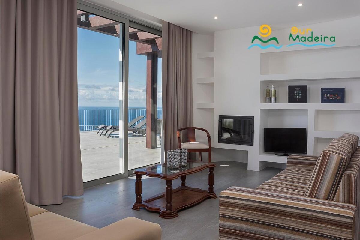 Ourmadeira - Cliffscape, Panoramic Seaviews Villa Estreito Da Calheta Ngoại thất bức ảnh